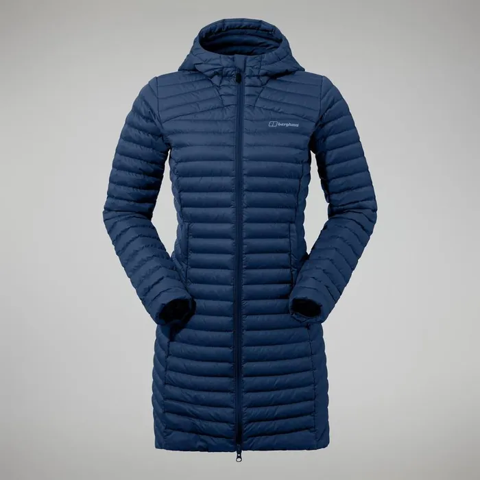 Berghaus Lightweight Nula Micro Jacket Long 8211 Dark Blue 8211 Women