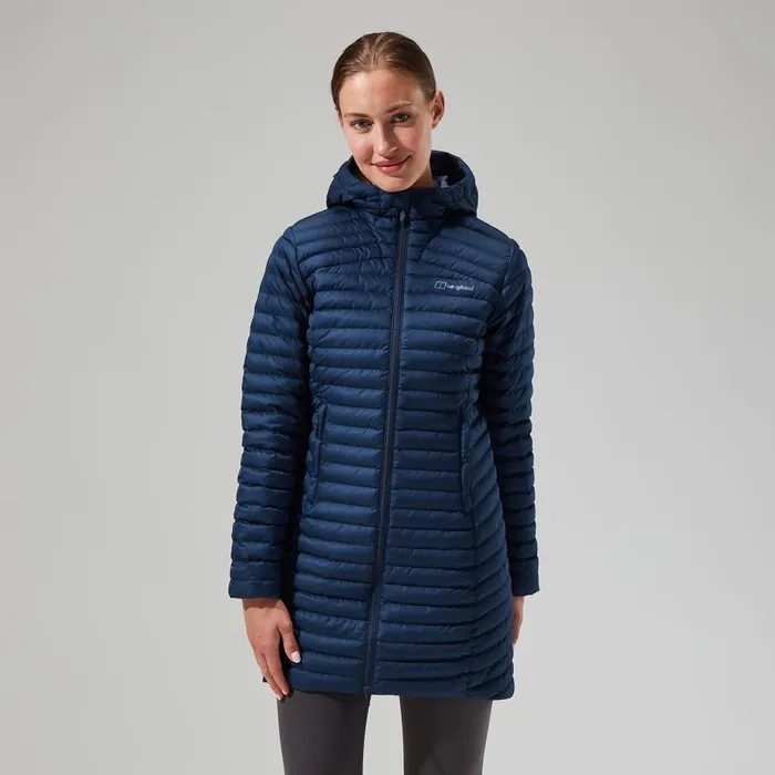 Berghaus Lightweight Nula Micro Jacket Long 8211 Dark Blue 8211 Women