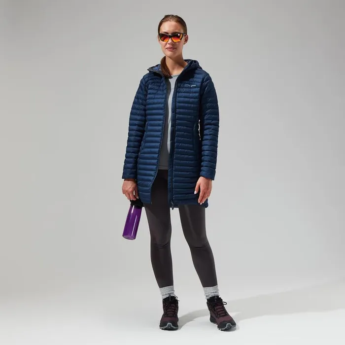 Berghaus Lightweight Nula Micro Jacket Long 8211 Dark Blue 8211 Women