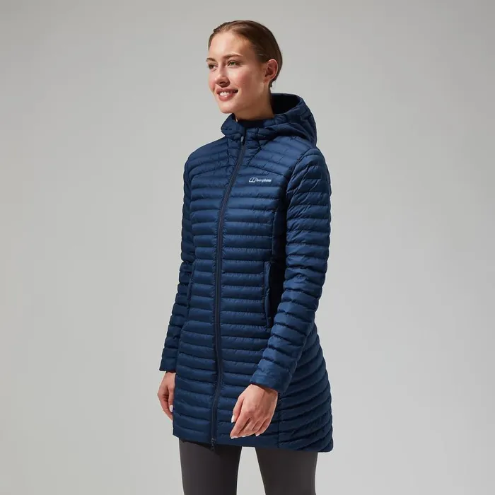 Berghaus Lightweight Nula Micro Jacket Long 8211 Dark Blue 8211 Women
