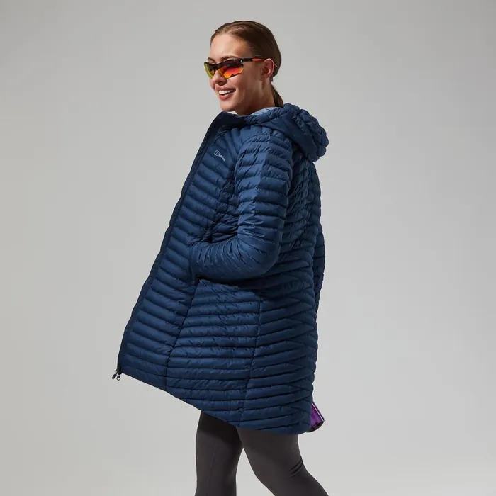 Berghaus Lightweight Nula Micro Jacket Long 8211 Dark Blue 8211 Women