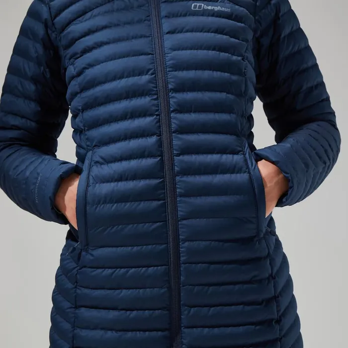 Berghaus Lightweight Nula Micro Jacket Long 8211 Dark Blue 8211 Women