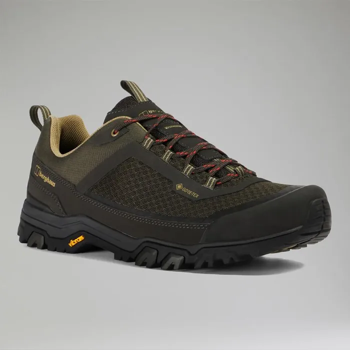 Berghaus Shoes Ground Attack Active GoreTex Shoe 8211 BrownDark Green 8211 Men