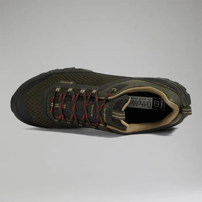 Berghaus Shoes Ground Attack Active GoreTex Shoe 8211 BrownDark Green 8211 Men
