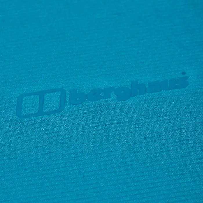 Berghaus TShirts 247 Half Zip Long Sleeve Tech Tee 8211 Turquoise 8211 Men