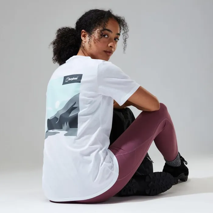 Berghaus TShirts Boyfriend Buttermere Short Sleeve Tee White 8211 Women Berghaus TShirts Boyfriend Buttermere Short Sleeve Tee White 8211 Women