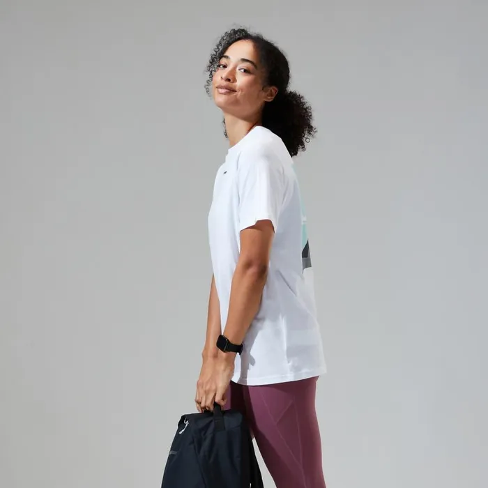 Berghaus TShirts Boyfriend Buttermere Short Sleeve Tee White 8211 Women Berghaus TShirts Boyfriend Buttermere Short Sleeve Tee White 8211 Women