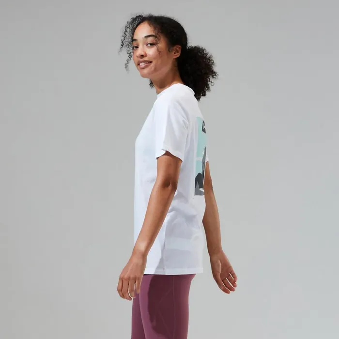 Berghaus TShirts Boyfriend Buttermere Short Sleeve Tee White 8211 Women Berghaus TShirts Boyfriend Buttermere Short Sleeve Tee White 8211 Women