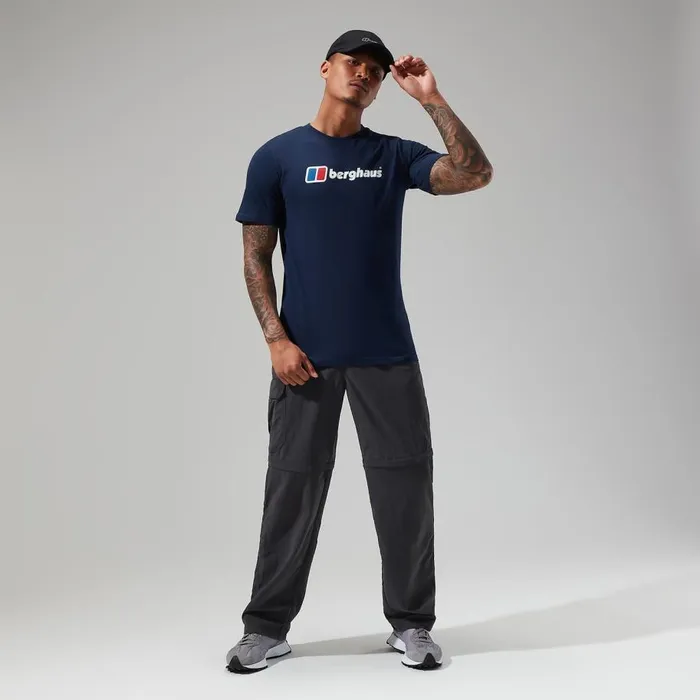 Berghaus TShirts Organic Big Classic Logo Tee Dark Blue 8211 Men Berghaus TShirts Organic Big Classic Logo Tee Dark Blue 8211 Men