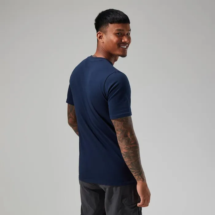 Berghaus TShirts Organic Big Classic Logo Tee Dark Blue 8211 Men Berghaus TShirts Organic Big Classic Logo Tee Dark Blue 8211 Men
