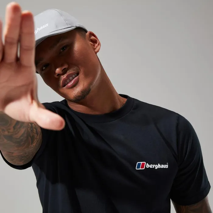 Berghaus TShirts Organic Front and Back Logo Tee Black 8211 Men Berghaus TShirts Organic Front and Back Logo Tee Black 8211 Men