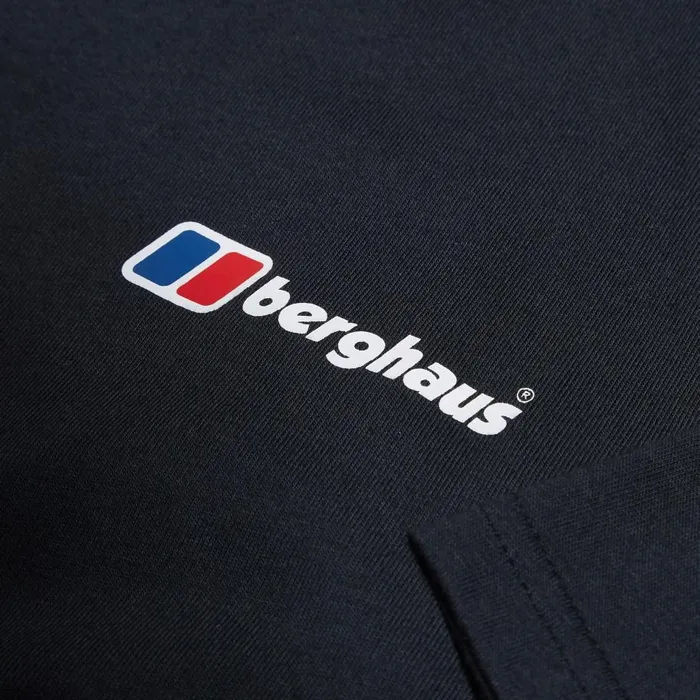 Berghaus TShirts Organic Front and Back Logo Tee Black 8211 Men Berghaus TShirts Organic Front and Back Logo Tee Black 8211 Men