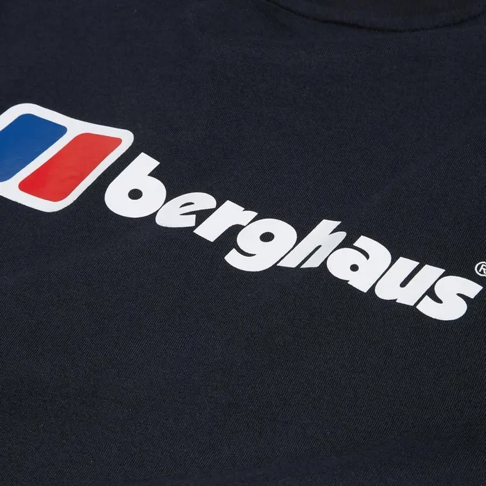 Berghaus TShirts Organic Front and Back Logo Tee Black 8211 Men Berghaus TShirts Organic Front and Back Logo Tee Black 8211 Men