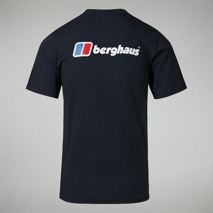 Berghaus TShirts Organic Front and Back Logo Tee Black 8211 Men Berghaus TShirts Organic Front and Back Logo Tee Black 8211 Men