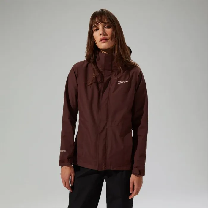Berghaus Waterproof Hillwalker InterActive GoreTex Waterproof Jacket 8211 Brown 8211 Women Berghaus Waterproof Hillwalker InterActive GoreTex Waterproof Jacket 8211 Brown 8211 Women