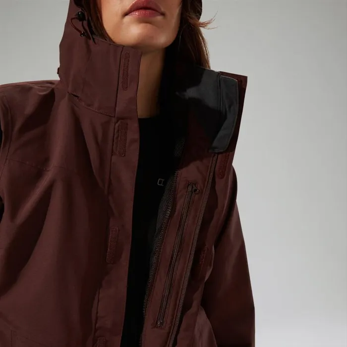Berghaus Waterproof Hillwalker InterActive GoreTex Waterproof Jacket 8211 Brown 8211 Women