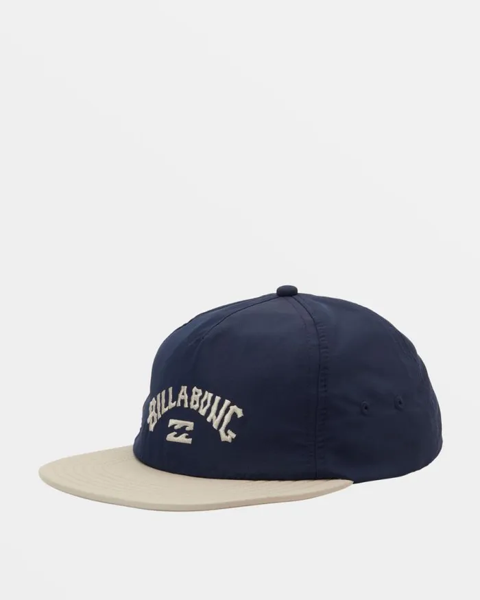 Billabong Beanies and Hats Arch Team Snapback Hat Navykhaki 8211 Men