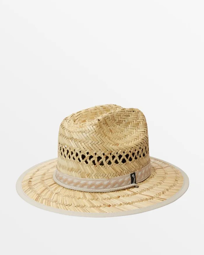 Billabong Beanies and Hats Mid Tides Lifeguard Straw Hat Cream 8211 Men
