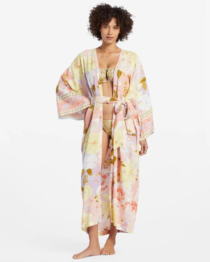 Billabong Cover Ups Head Over Heels 2 Cover Up Sweet Peach 8211 Women