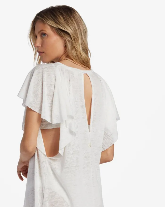 Billabong Dresses Out For Waves CoverUp Dress Salt Crystal 2 8211 Women Billabong Dresses Out For Waves CoverUp Dress Salt Crystal 2 8211 Women