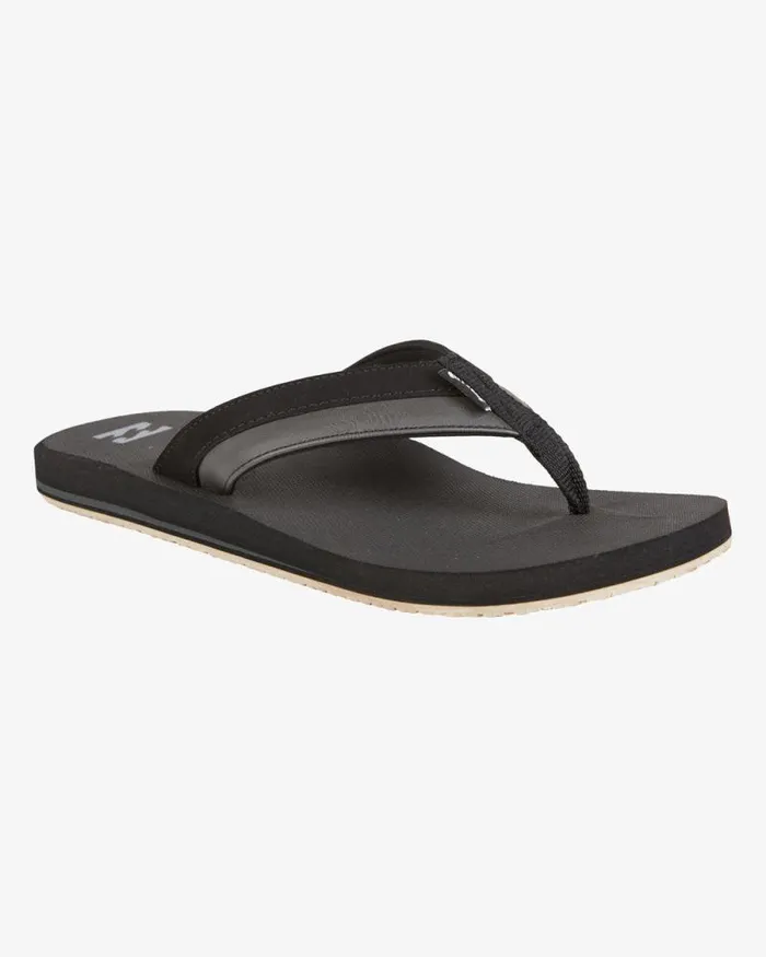 Billabong Flip Flops All Day Impact SlipOn Sandals Black 8211 Men Billabong Flip Flops All Day Impact SlipOn Sandals Black 8211 Men