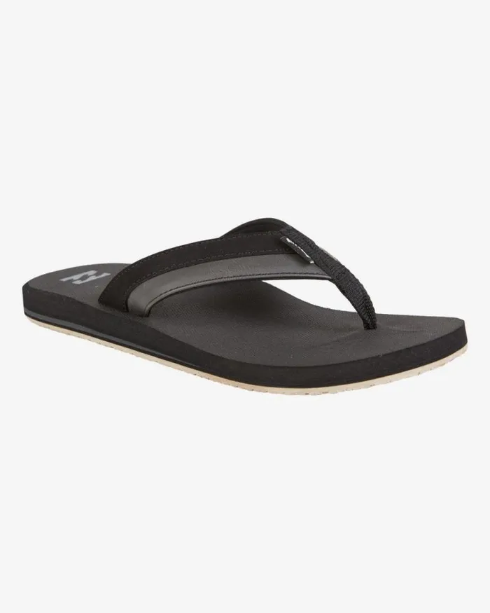 Billabong Flip Flops All Day Impact SlipOn Sandals Black 8211 Men Billabong Flip Flops All Day Impact SlipOn Sandals Black 8211 Men