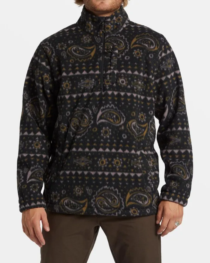 Billabong Hoodies and Fleece Boundary Polar Fleece Half Zip Pullover Black 8211 Men Billabong Hoodies and Fleece Boundary Polar Fleece Half Zip Pullover Black 8211 Men