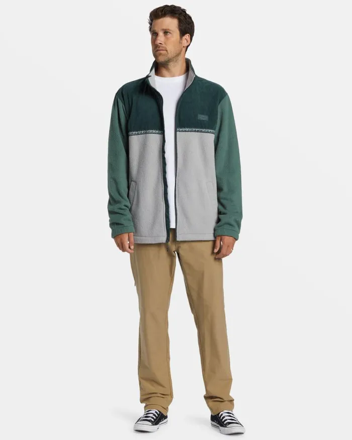 Billabong Hoodies and Fleece Boundary Trail Polar Fleece Full Zip Pullover Forest Green 8211 Men Billabong Hoodies and Fleece Boundary Trail Polar Fleece Full Zip Pullover Forest Green 8211 Men