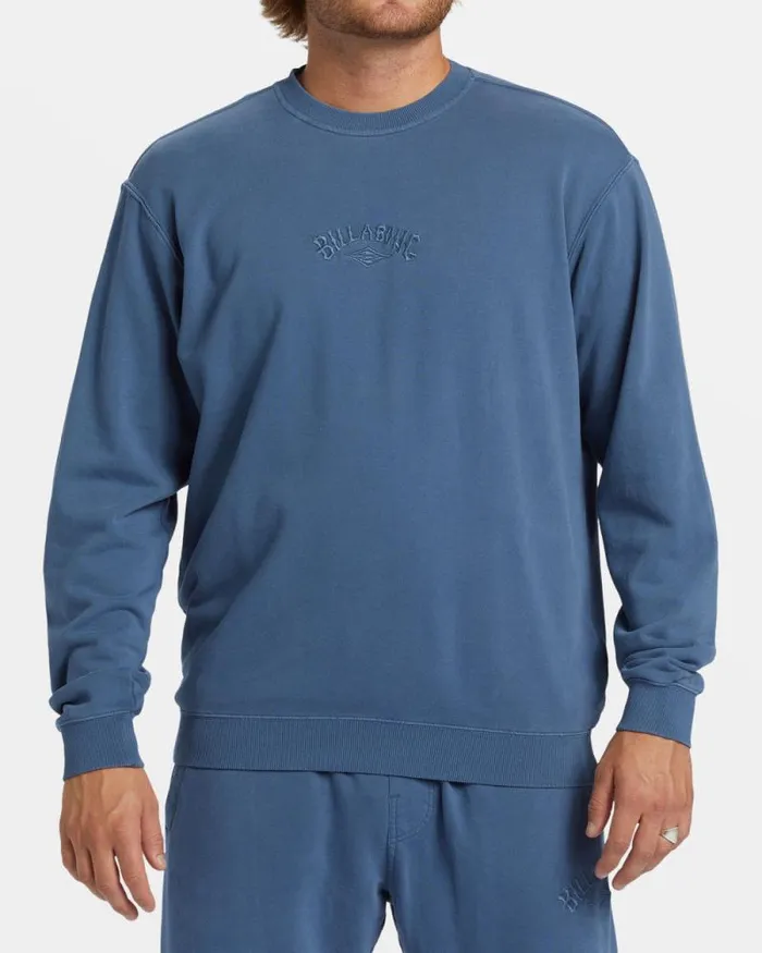 Billabong Hoodies and Fleece Wave Washed Crewneck Sweatshirt Slate Blue 8211 Men Billabong Hoodies and Fleece Wave Washed Crewneck Sweatshirt Slate Blue 8211 Men