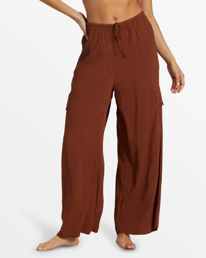 Billabong Jeans and Pants Beach Babe Beach Cargo Pants Toasted Coconut 8211 Women Billabong Jeans and Pants Beach Babe Beach Cargo Pants Toasted Coconut 8211 Women