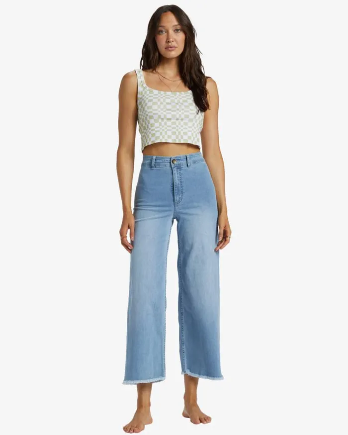Billabong Jeans and Pants Free Fall Indigo WideLeg Jeans Surf Spray 8211 Women Billabong Jeans and Pants Free Fall Indigo WideLeg Jeans Surf Spray 8211 Women