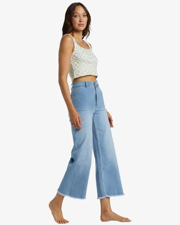 Billabong Jeans and Pants Free Fall Indigo WideLeg Jeans Surf Spray 8211 Women Billabong Jeans and Pants Free Fall Indigo WideLeg Jeans Surf Spray 8211 Women