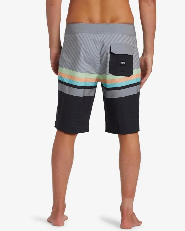 Billabong Long Length 18034 8211 21034 All Day Stripe Pro 20034 Boardshorts Graphite 8211 Men