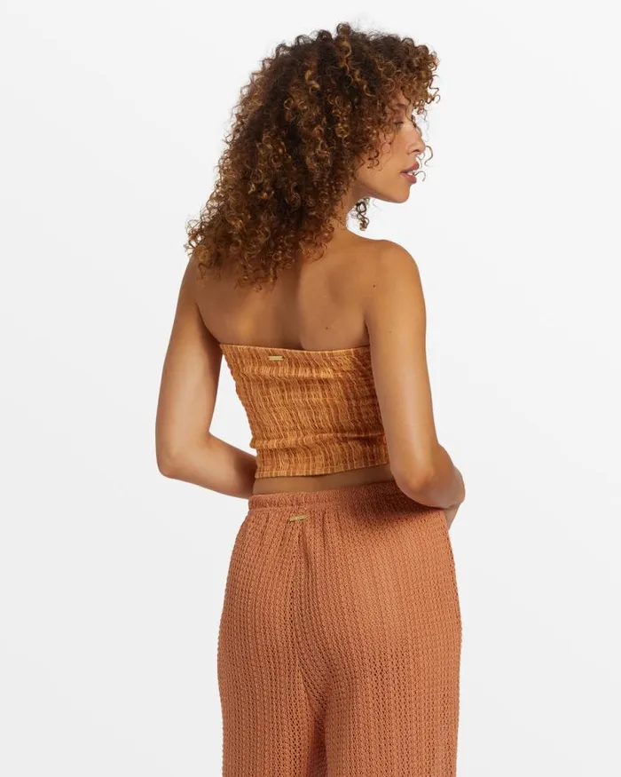 Billabong Matching Sets Keep It Simple Smocked Crop Top Peach Punch 8211 Women Billabong Matching Sets Keep It Simple Smocked Crop Top Peach Punch 8211 Women