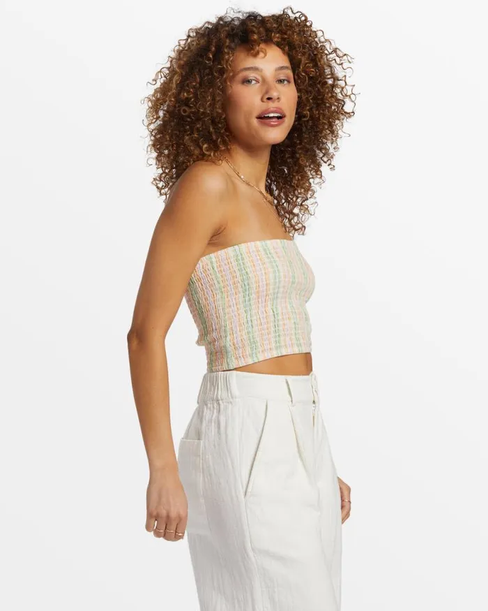 Billabong Matching Sets Keep It Simple Smocked Crop Top Sweet Pink 8211 Women Billabong Matching Sets Keep It Simple Smocked Crop Top Sweet Pink 8211 Women
