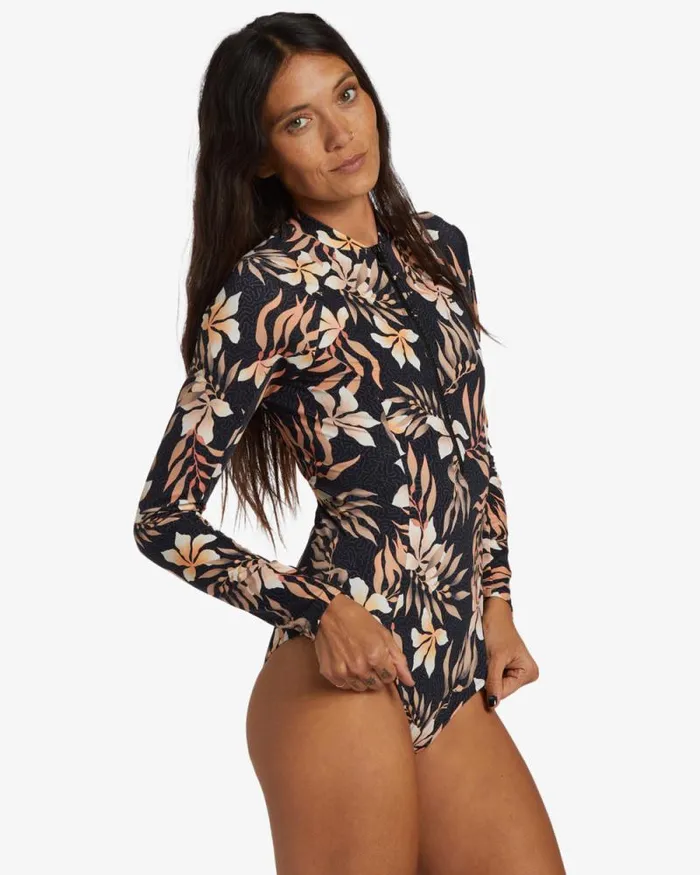 Billabong Rashguards and Bodysuits Coral Gardeners Surf Tee Multi 8211 Women Billabong Rashguards and Bodysuits Coral Gardeners Surf Tee Multi 8211 Women