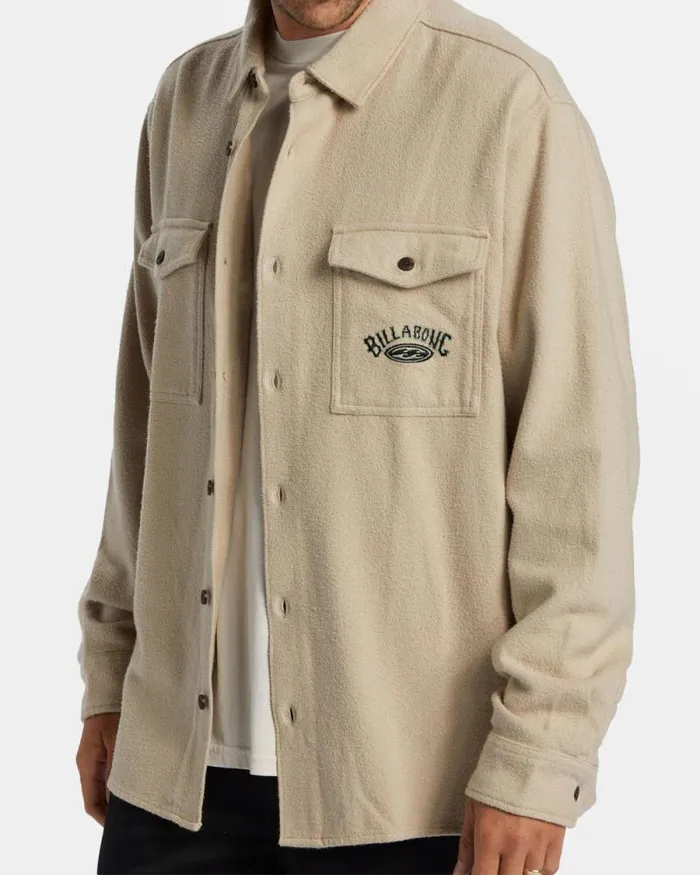 Billabong Shirts Bong Days Long Sleeve Cord Shirt Sand 8211 Men