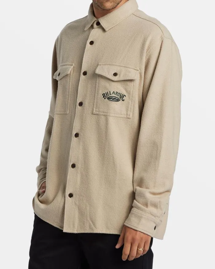 Billabong Shirts Bong Days Long Sleeve Cord Shirt Sand 8211 Men