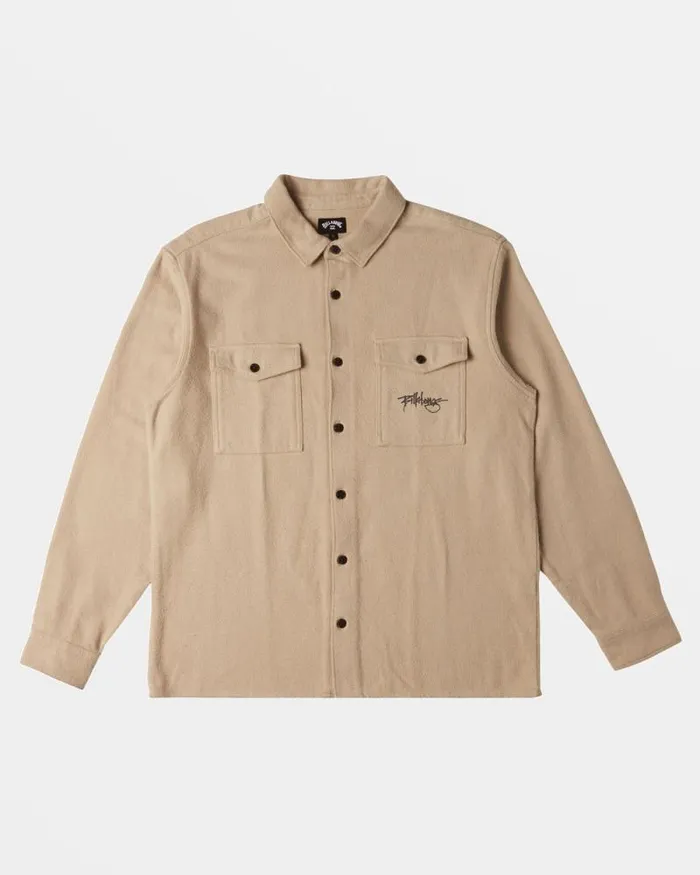 Billabong Shirts Bong Days Long Sleeve Cord Shirt Sand 8211 Men