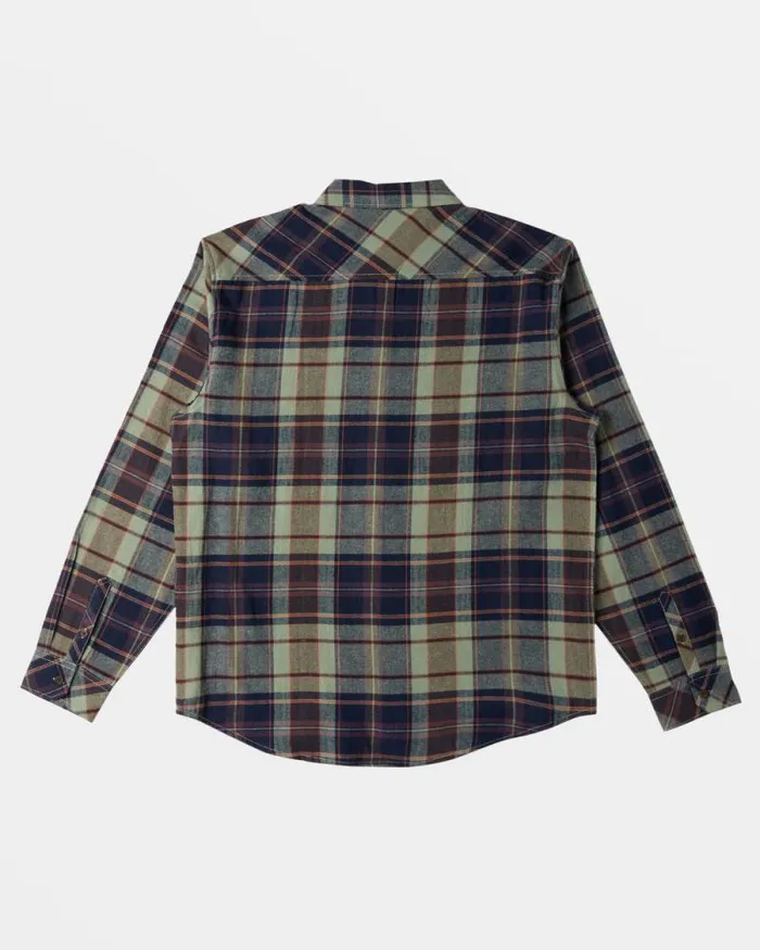 Billabong Shirts Coastline Long Sleeve Flannel Shirt Fern 8211 Men Billabong Shirts Coastline Long Sleeve Flannel Shirt Fern 8211 Men