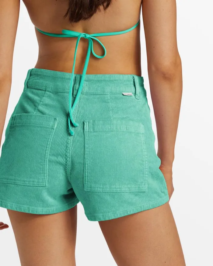 Billabong Shorts Free Fall Corduroy Shorts Tropical Green 8211 Women Billabong Shorts Free Fall Corduroy Shorts Tropical Green 8211 Women