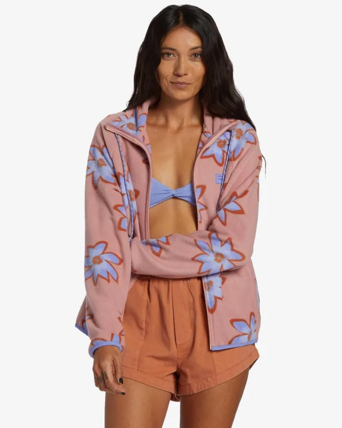 Billabong Sweatshirts and Fleece Boundary ZipUp Sweatshirt Dawn Pink 8211 Women Billabong Sweatshirts and Fleece Boundary ZipUp Sweatshirt Dawn Pink 8211 Women