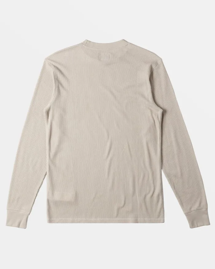 Billabong TShirts Essential Long Sleeve Thermal Top Stone 8211 Men Billabong TShirts Essential Long Sleeve Thermal Top Stone 8211 Men