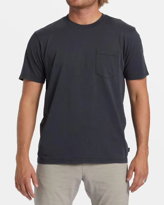 Billabong Wave Washed Essentials Essential TShirt Black 8211 Men