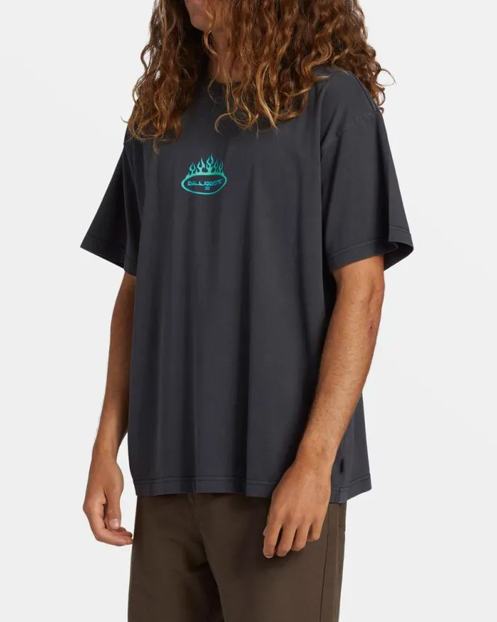 Billabong Wave Washed Essentials Firey OG TShirt Washed Black 8211 Men Billabong Wave Washed Essentials Firey OG TShirt Washed Black 8211 Men