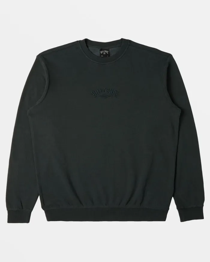 Billabong Wave Washed Essentials Wave Washed Crewneck Sweatshirt Forest Green 8211 Men Billabong Wave Washed Essentials Wave Washed Crewneck Sweatshirt Forest Green 8211 Men
