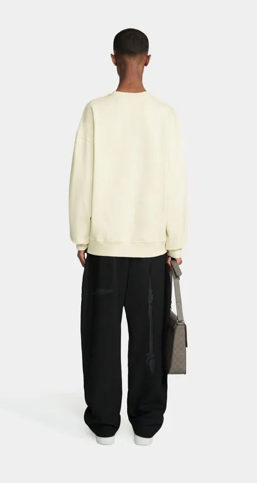 Birch White Enjata Sweater Beige Men Daily Paper Hoodies and Sweaters