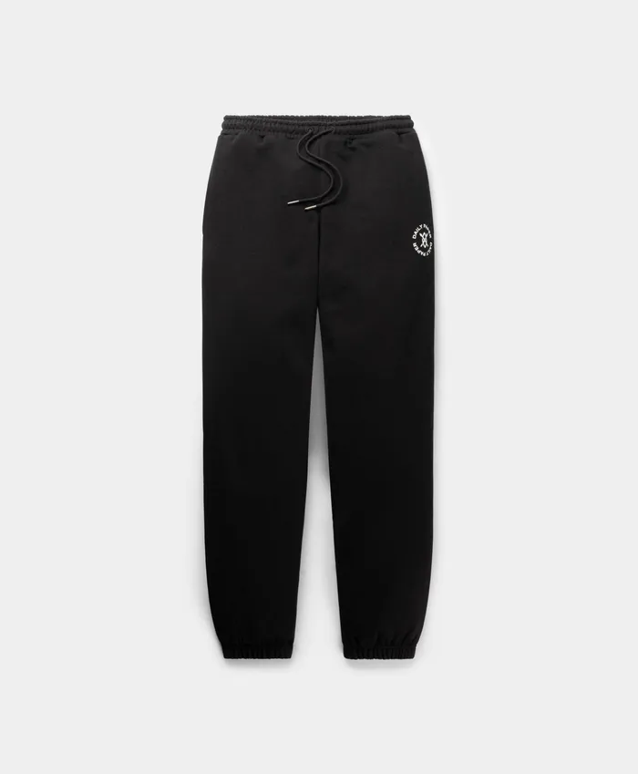 Black Circle Jog Pants Men Daily Paper Trousers