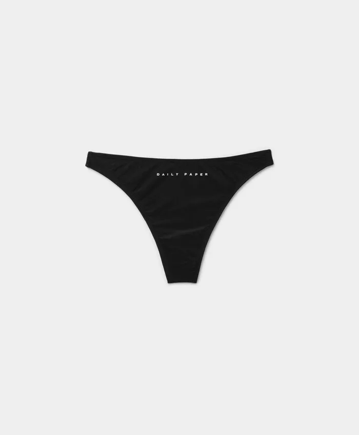 Black Ekini Bottom Women Daily Paper Swimwear