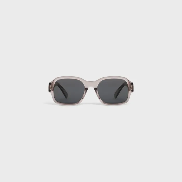 Black Frame 49 Sunglasses In Acetate Transparent Taupe Men CELINE SUNGLASSES